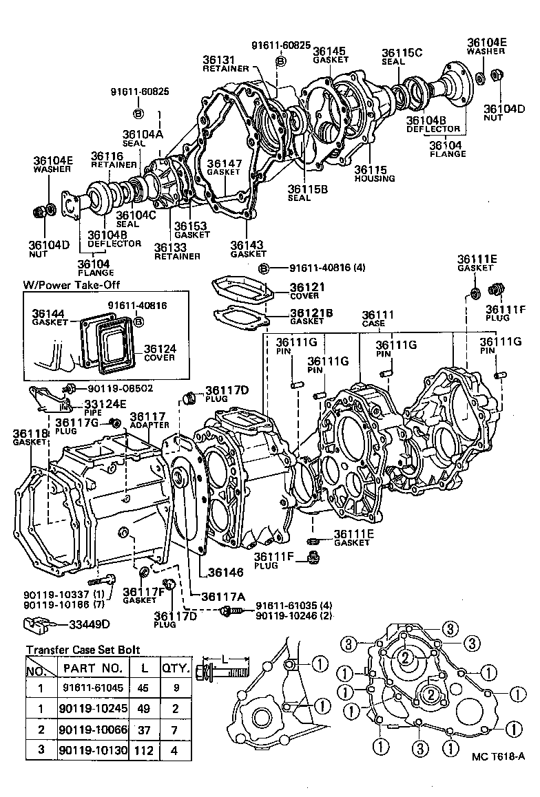  HILUX |  TRANSFER CASE EXTENSION HOUSING