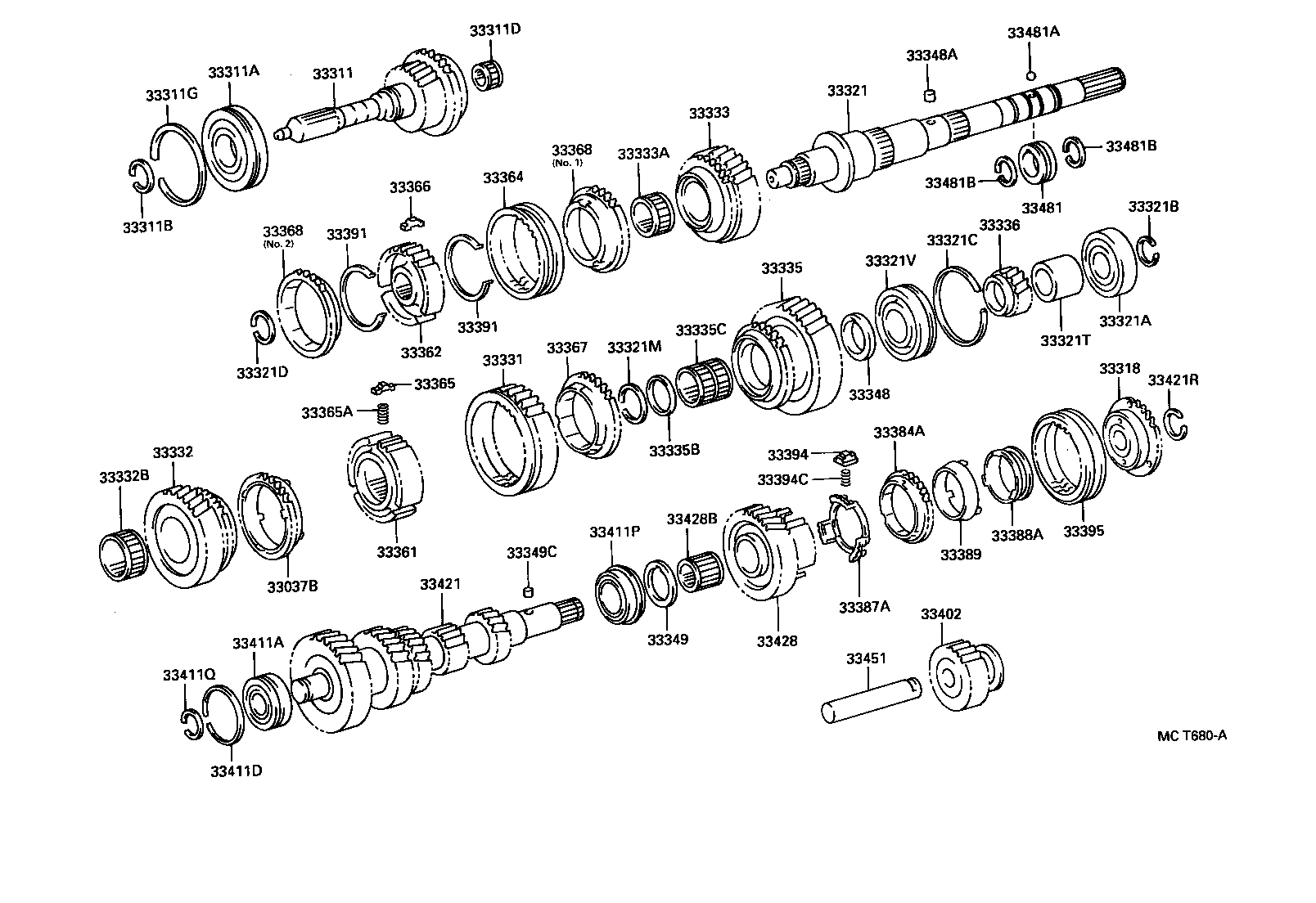  HIACE HIACE S B V |  TRANSMISSION GEAR MTM