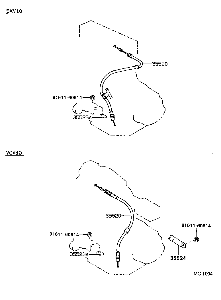  CAMRY WG |  THROTTLE LINK VALVE LEVER ATM