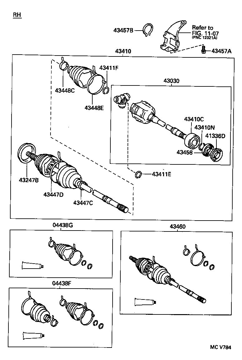  CAMRY WG |  FRONT DRIVE SHAFT