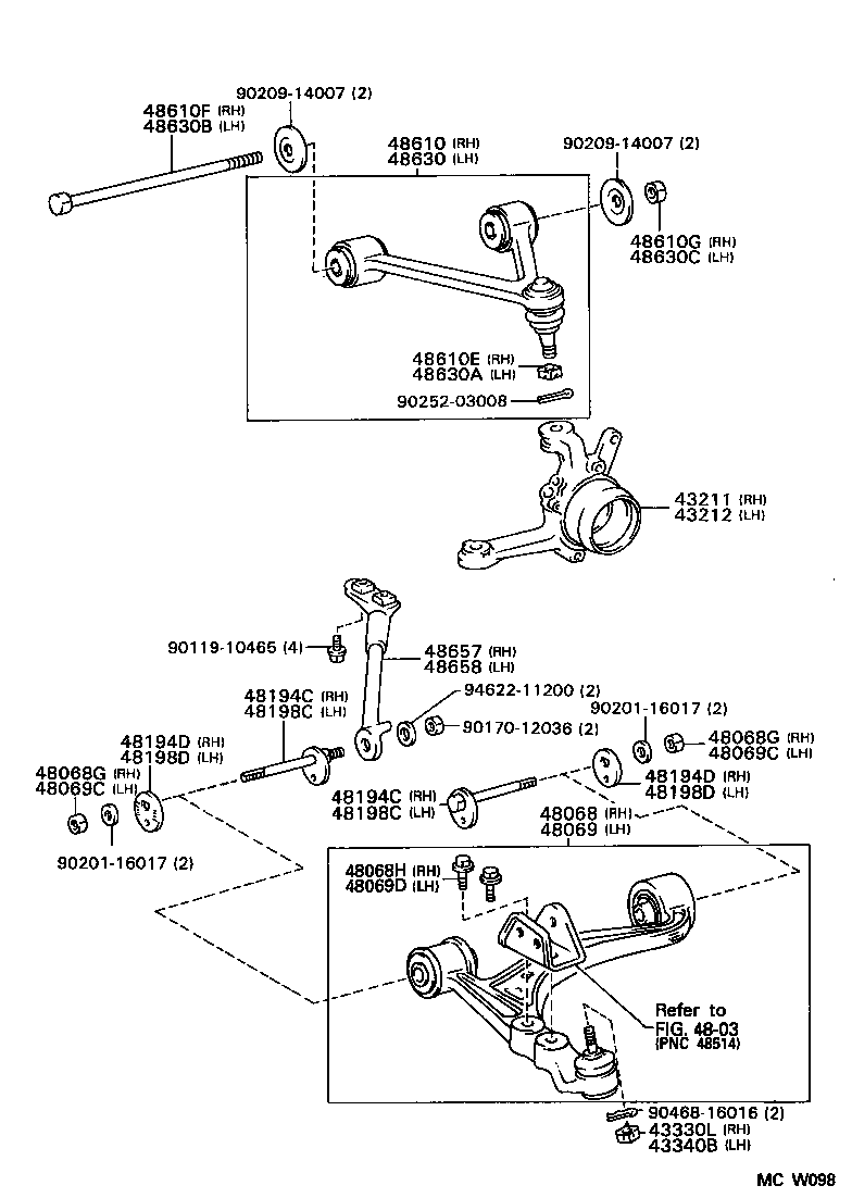  SUPRA |  FRONT AXLE ARM STEERING KNUCKLE