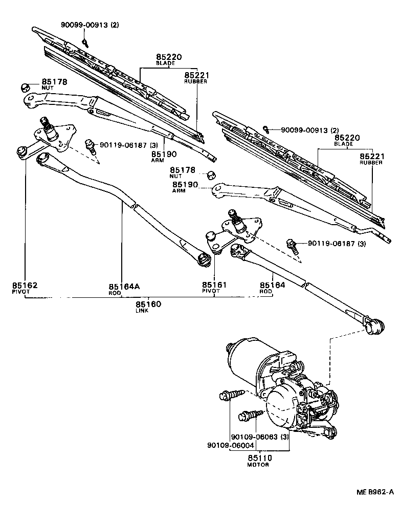  CORONA |  WINDSHIELD WIPER