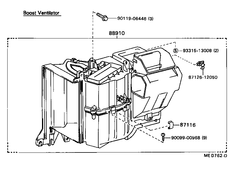  HILUX |  HEATING AIR CONDITIONING HEATER UNIT BLOWER