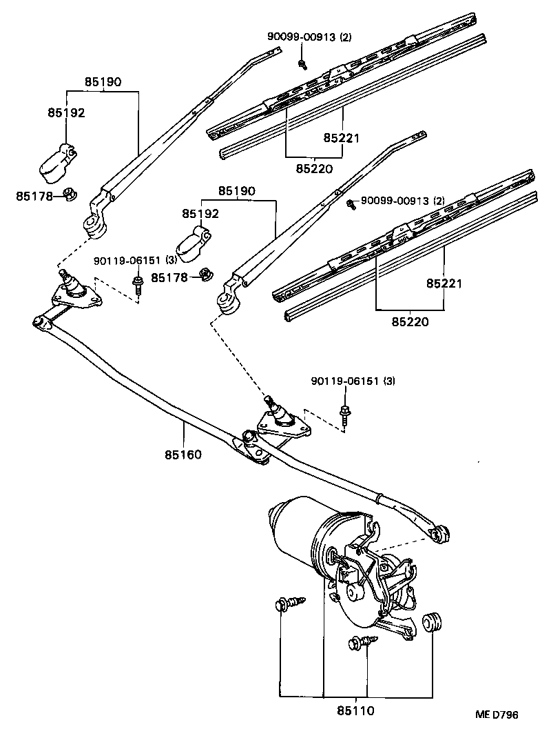  HILUX |  WINDSHIELD WIPER