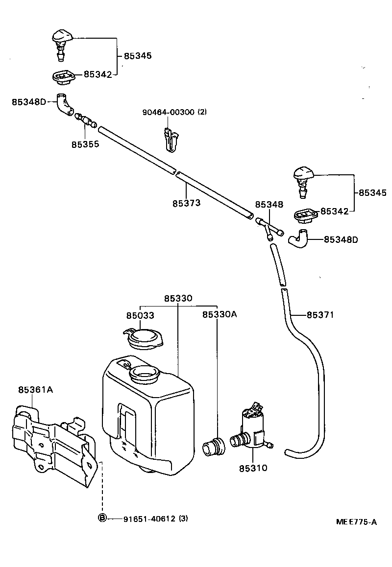  CORONA |  WINDSHIELD WASHER
