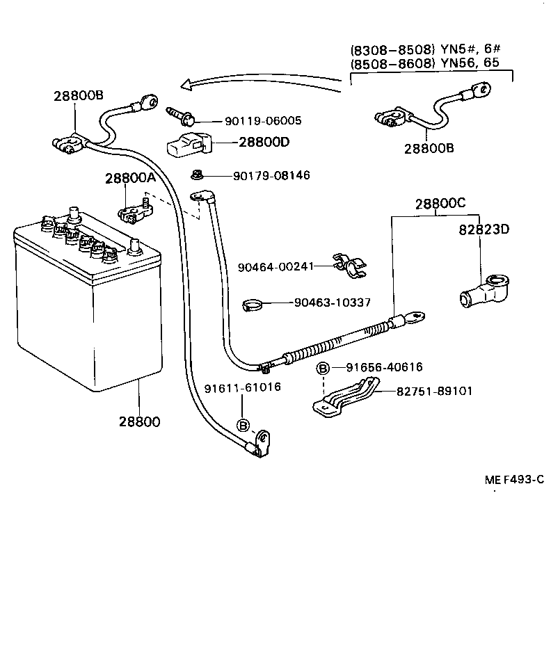  HILUX |  BATTERY BATTERY CABLE