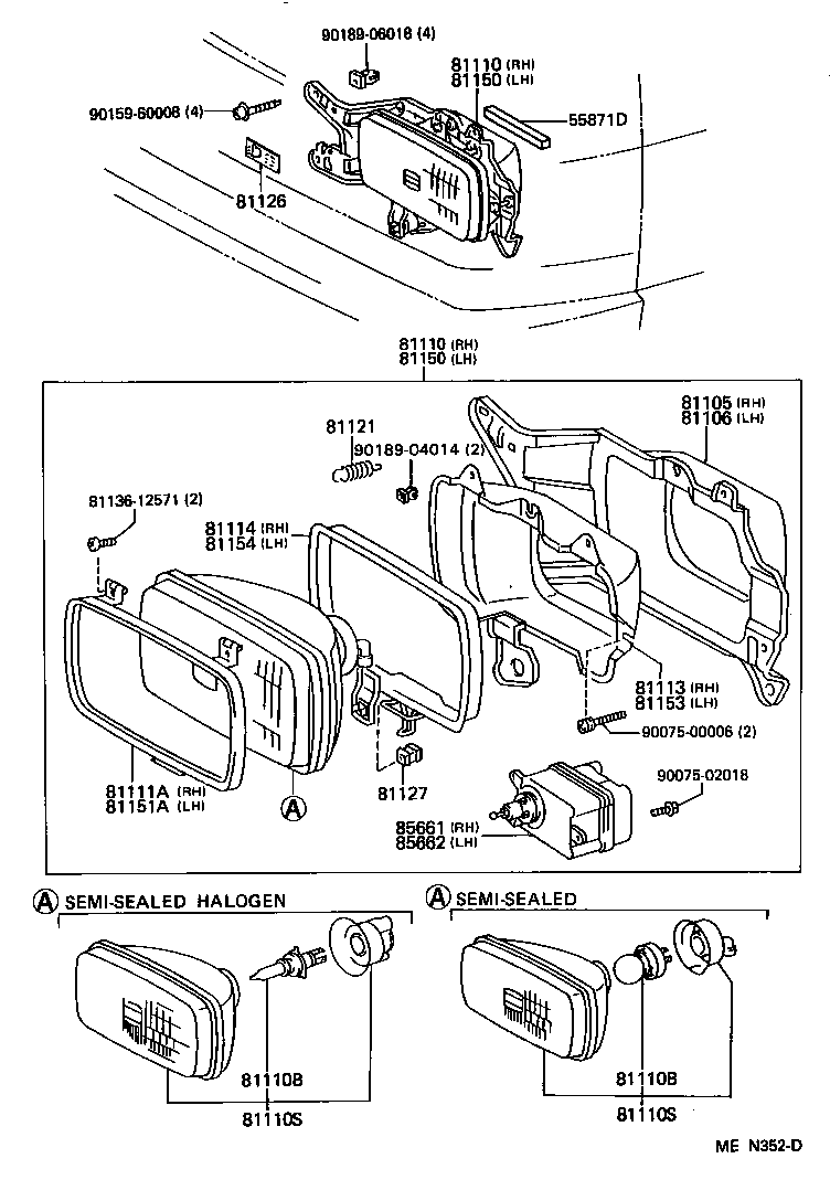  HIACE VAN COMUTER |  HEADLAMP