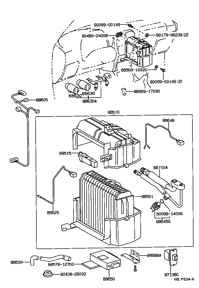  STARLET |  HEATING AIR CONDITIONING COOLER UNIT