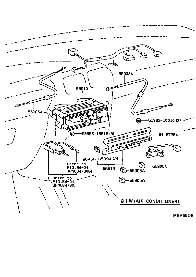  STARLET |  HEATING AIR CONDITIONING CONTROL AIR DUCT