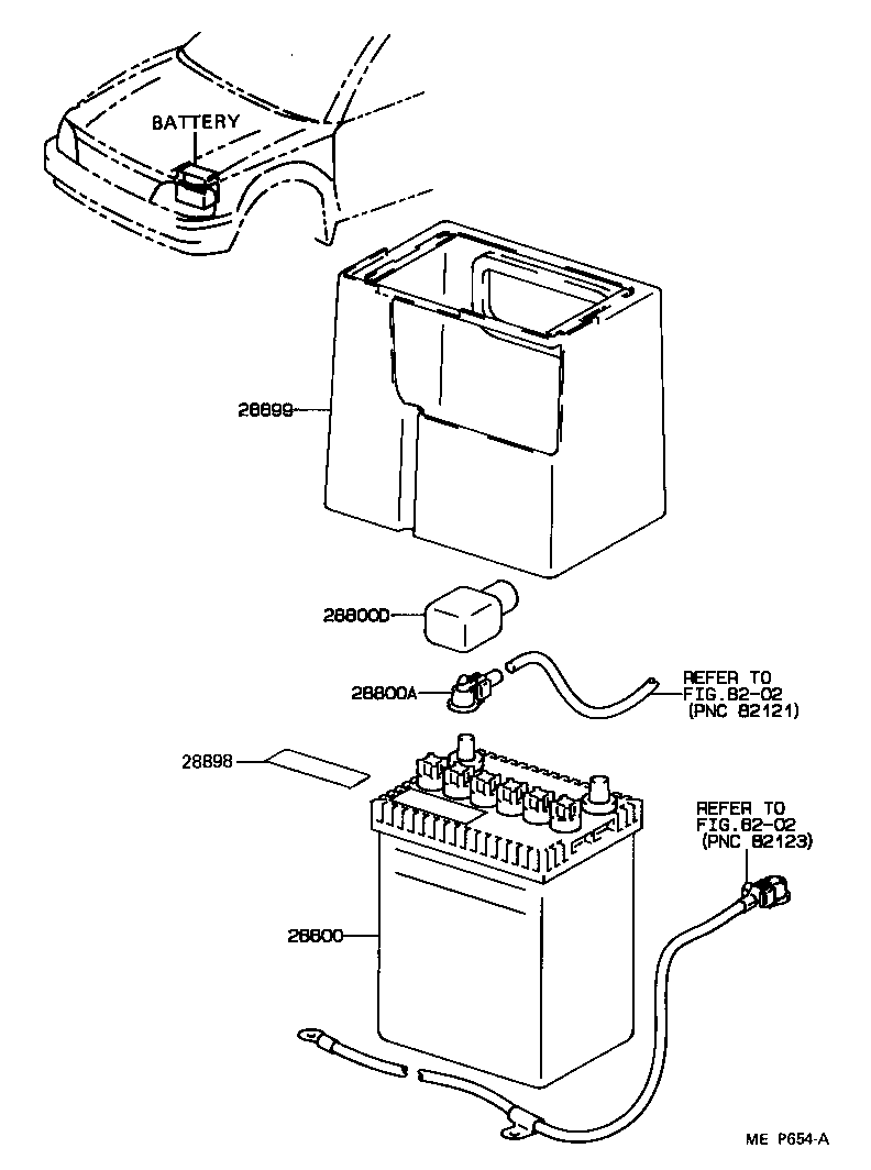  STARLET |  BATTERY BATTERY CABLE