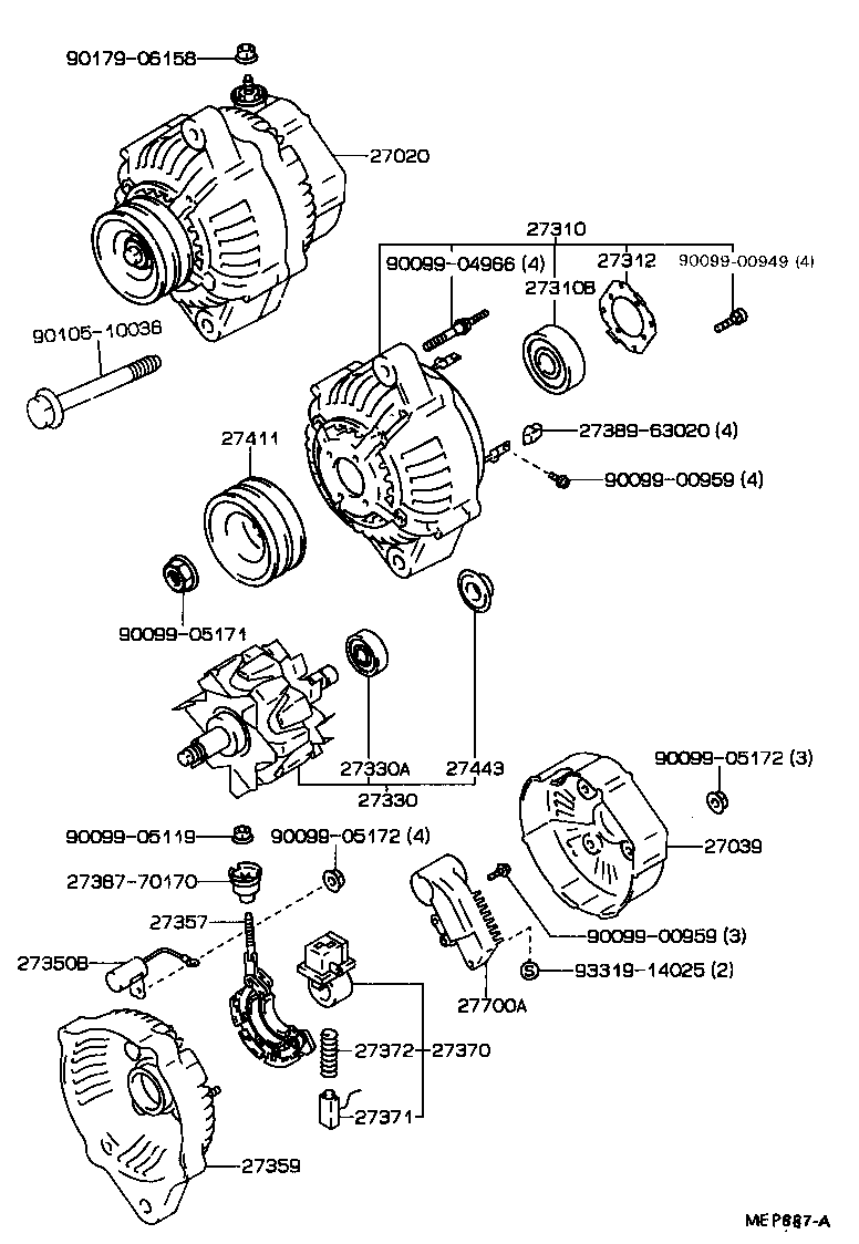  LAND CRUISER 80 |  ALTERNATOR