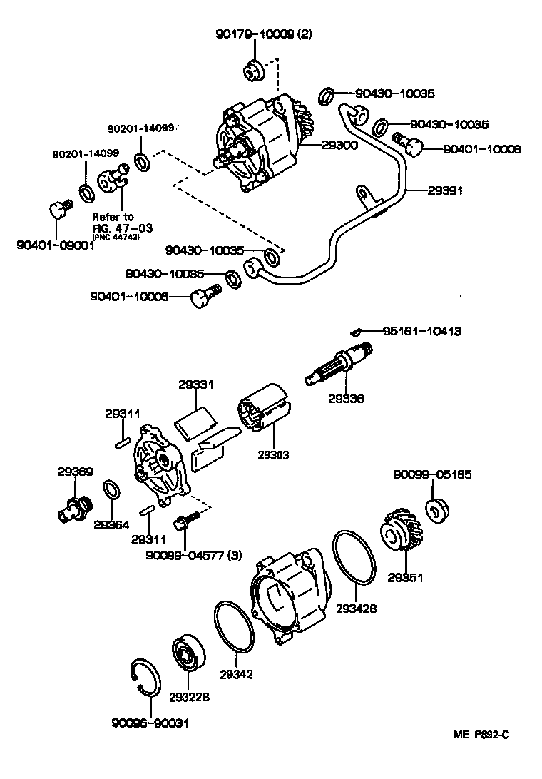  LAND CRUISER 80 |  VACUUM PUMP