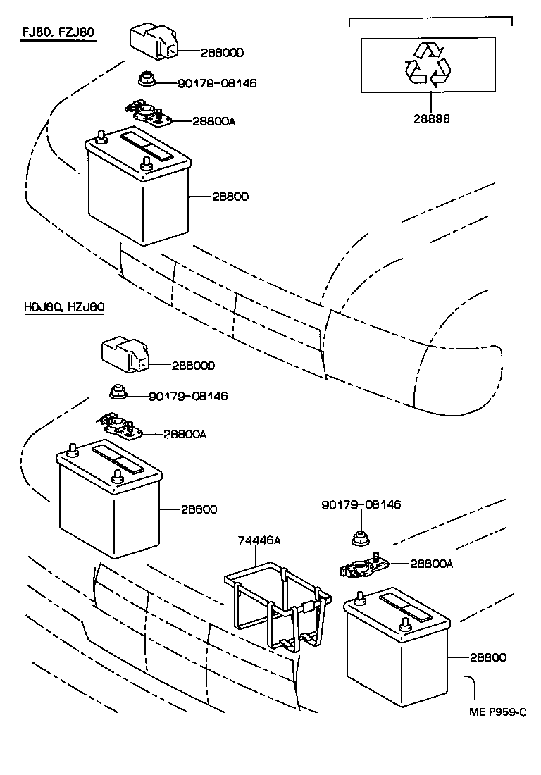  LAND CRUISER 80 |  BATTERY BATTERY CABLE