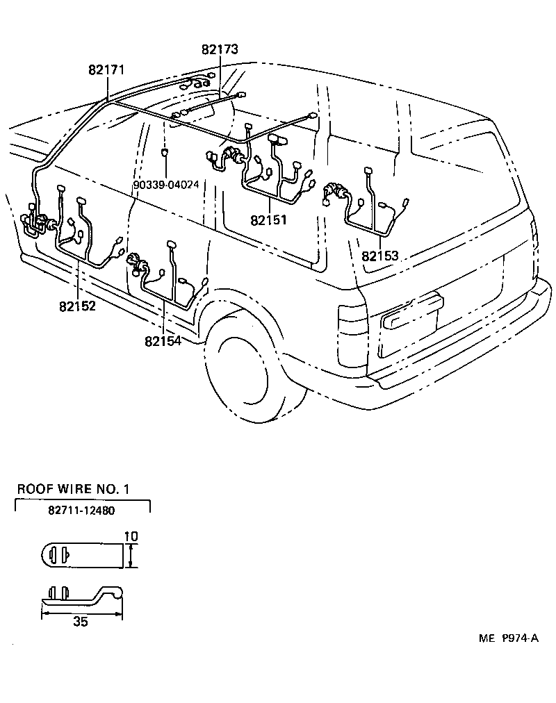  LAND CRUISER 80 |  WIRING CLAMP
