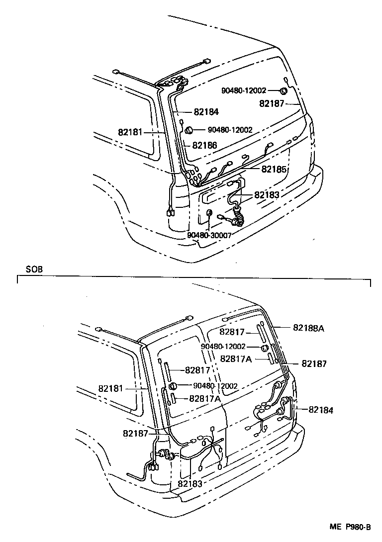  LAND CRUISER 80 |  WIRING CLAMP