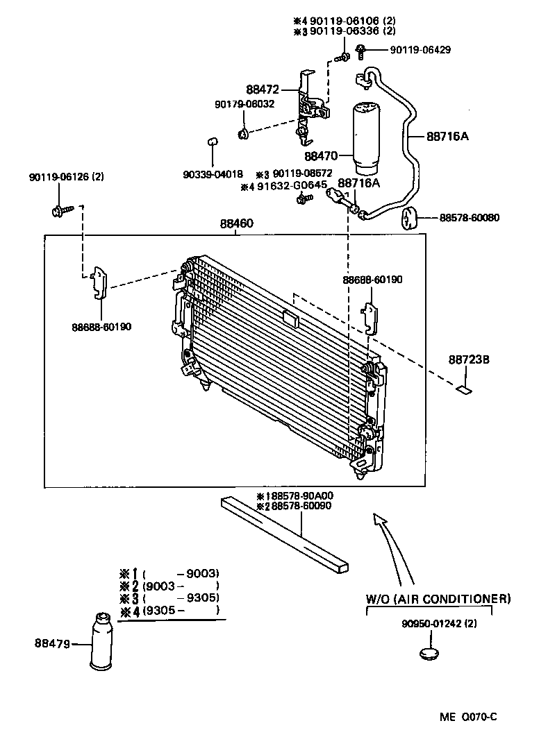  LAND CRUISER 80 |  HEATING AIR CONDITIONING COOLER PIPING