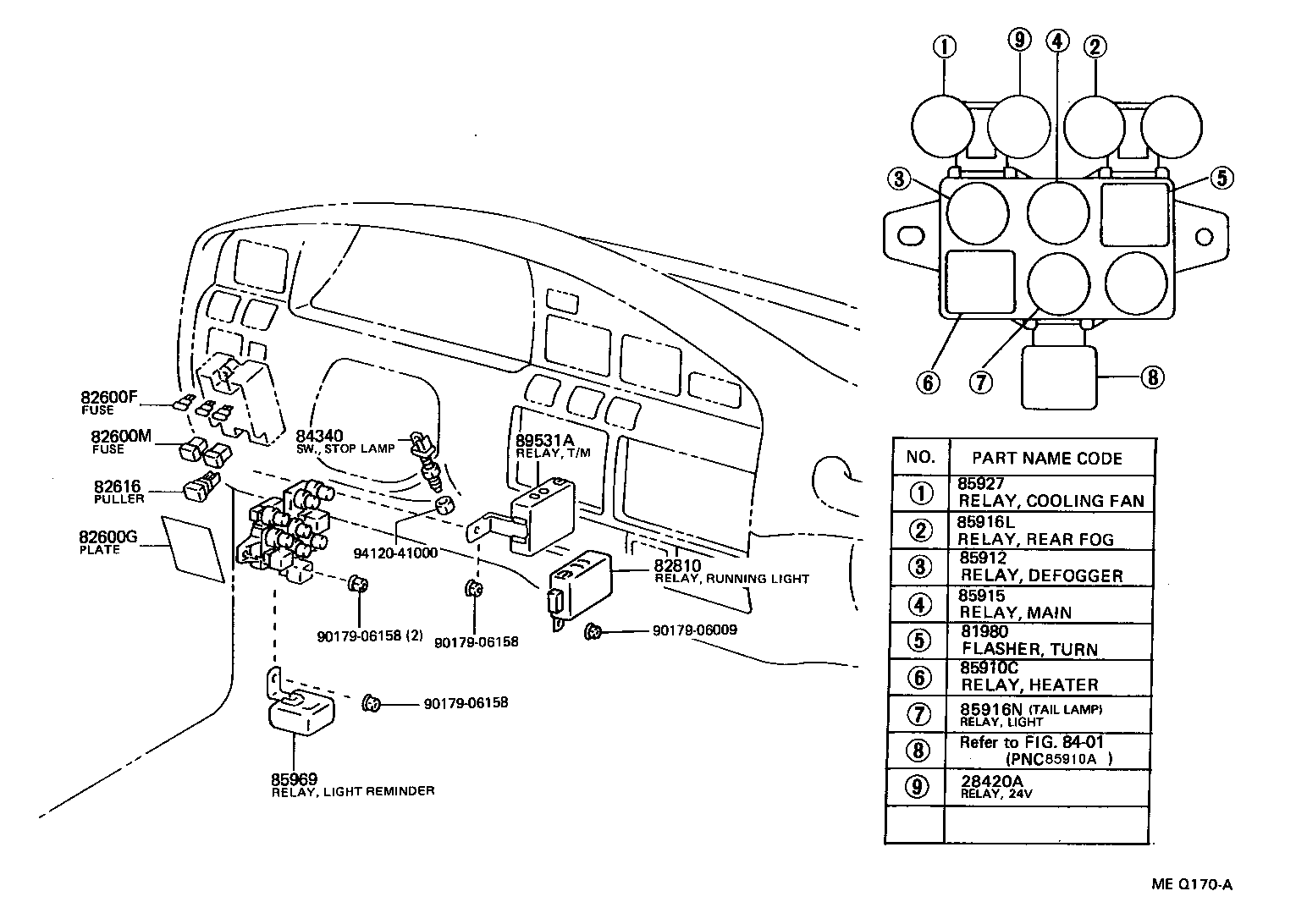  LAND CRUISER 80 |  SWITCH RELAY COMPUTER