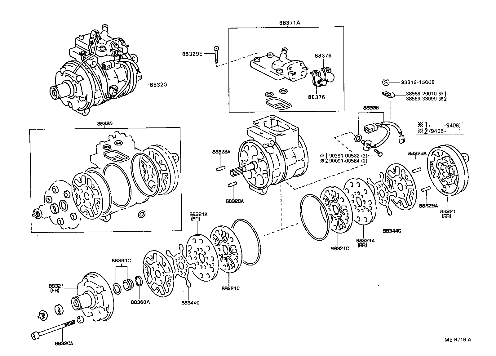  CAMRY WG |  HEATING AIR CONDITIONING COMPRESSOR
