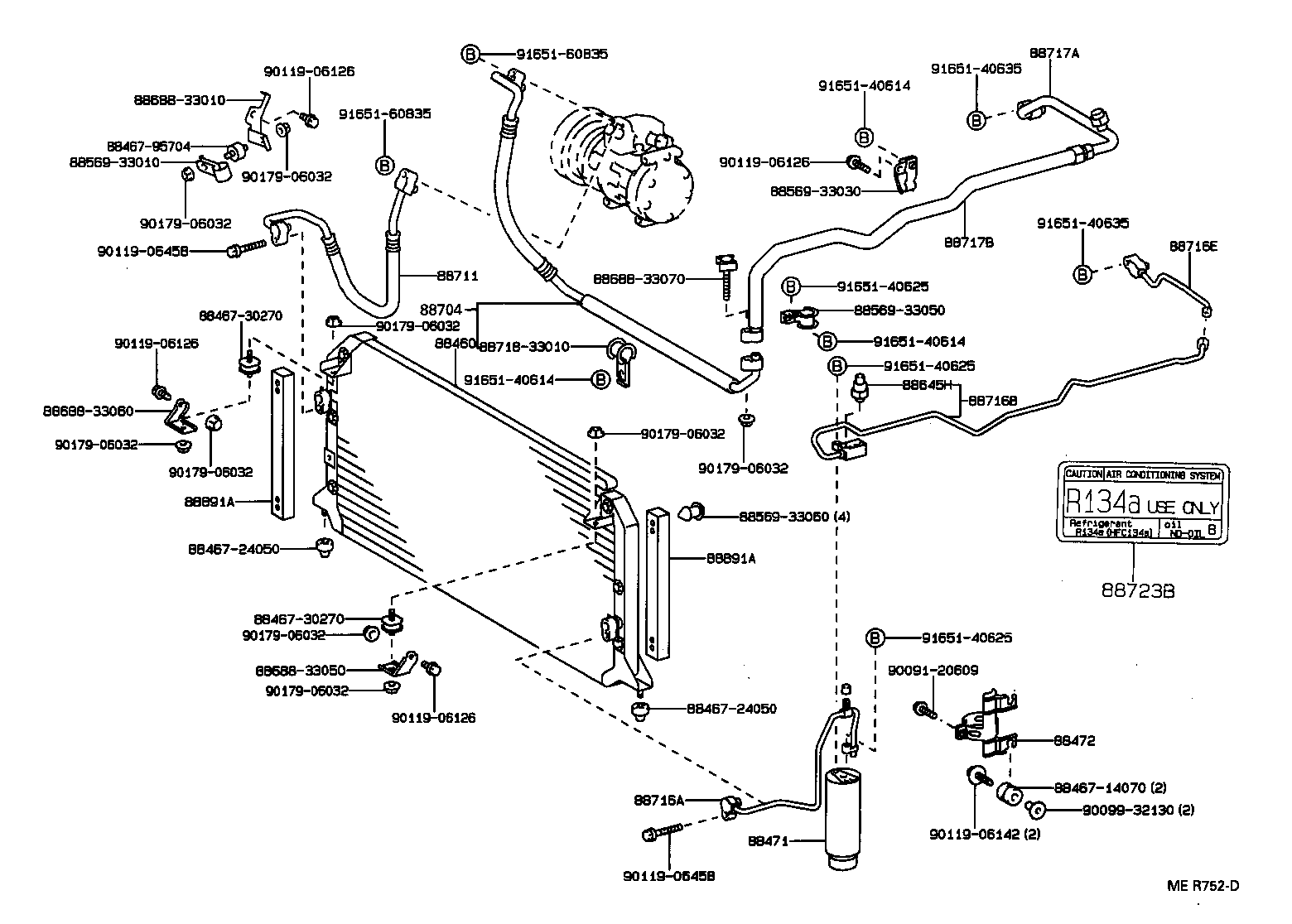  CAMRY WG |  HEATING AIR CONDITIONING COOLER PIPING