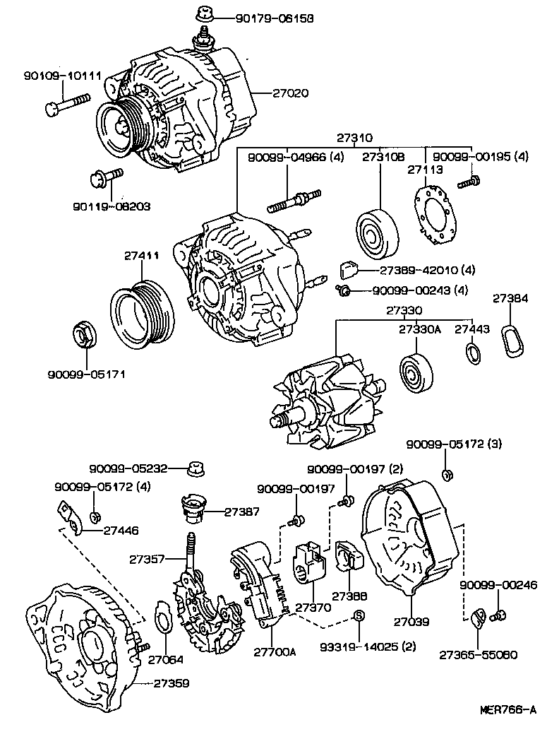  CAMRY WG |  ALTERNATOR