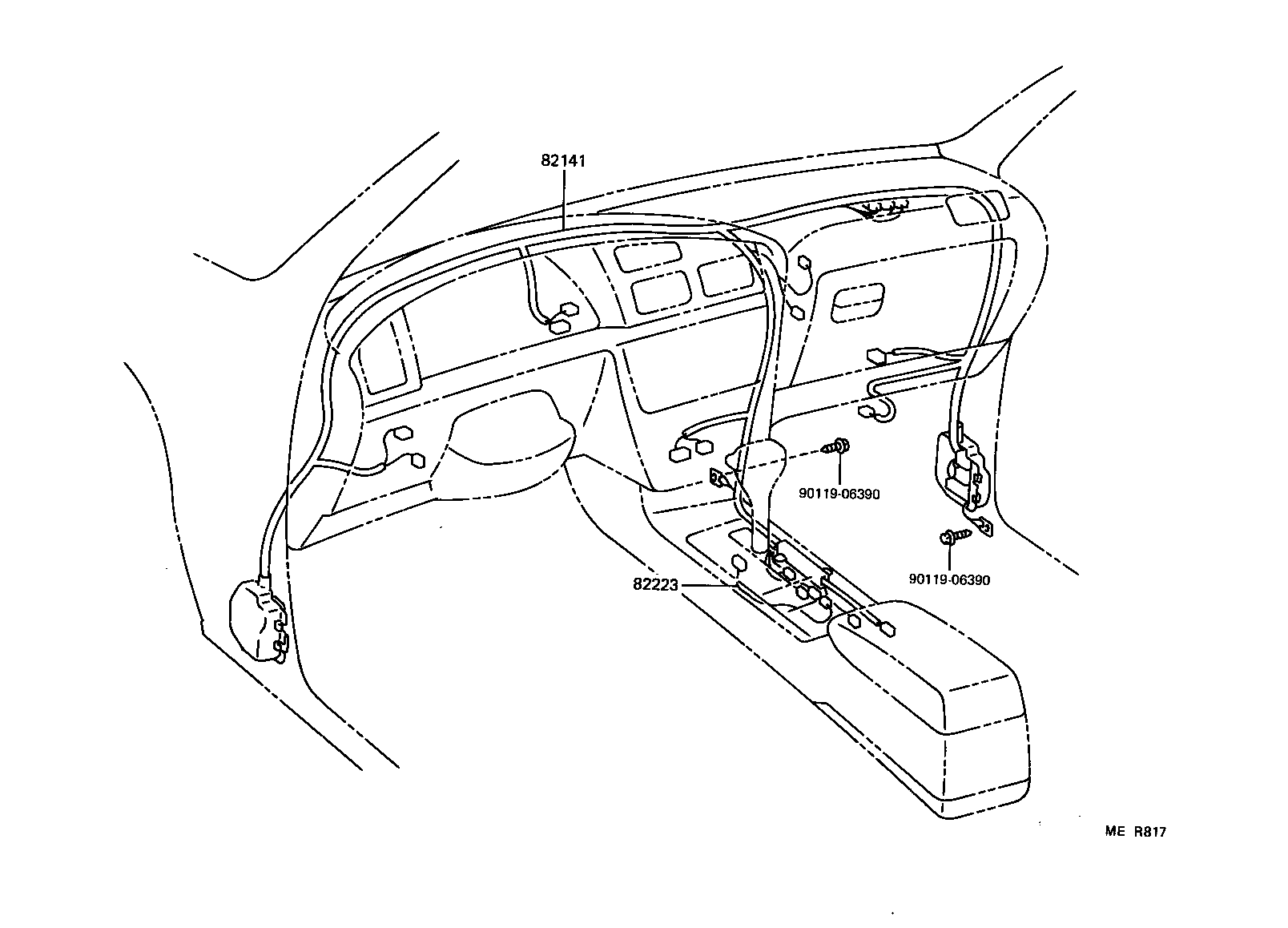  CAMRY WG |  WIRING CLAMP