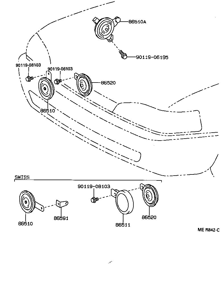  CAMRY SED |  HORN