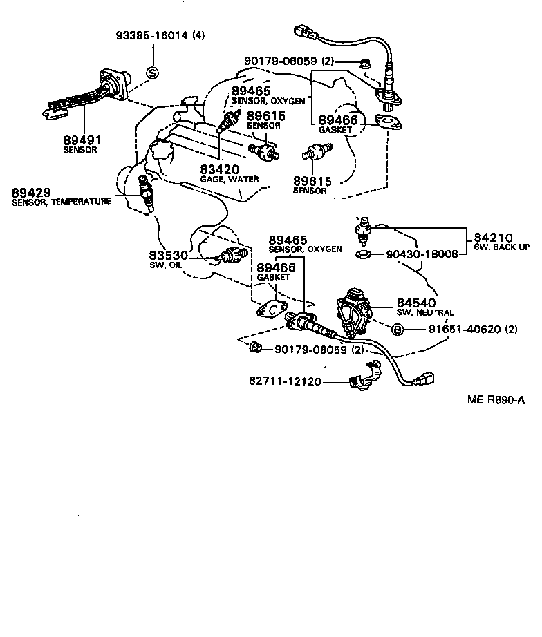  CAMRY WG |  SWITCH RELAY COMPUTER