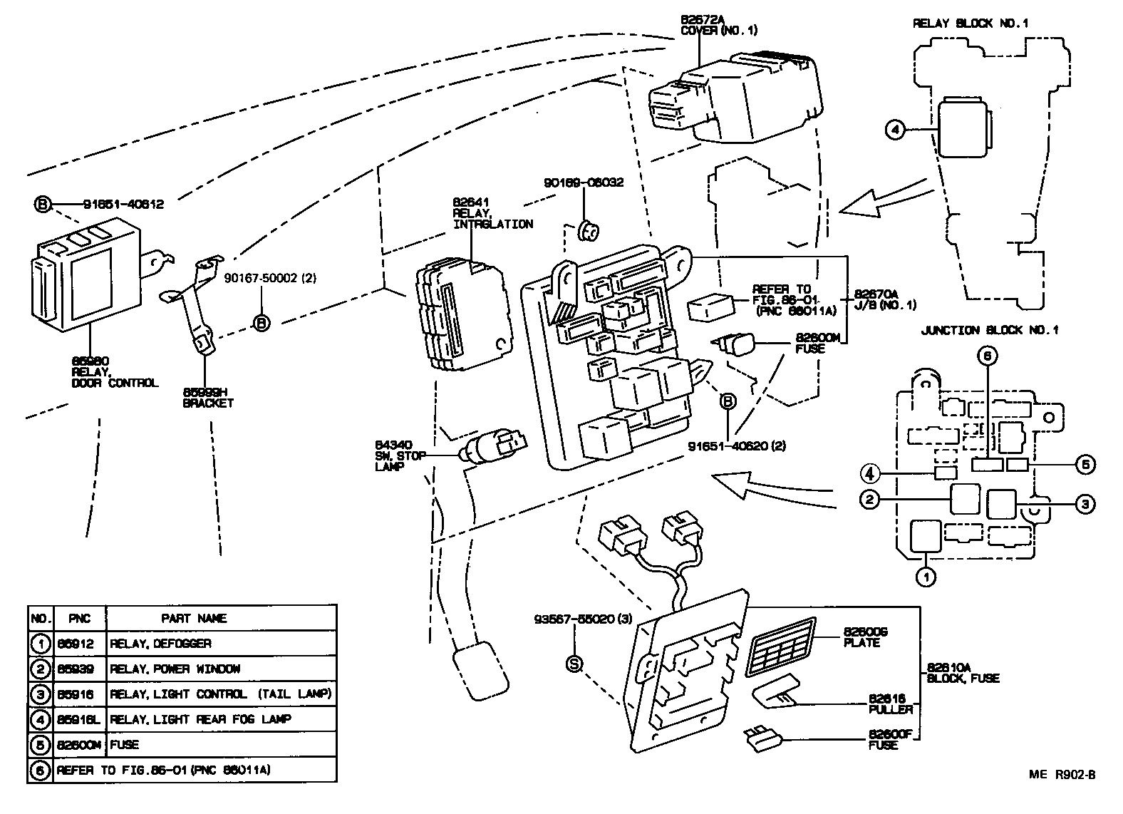  CAMRY WG |  SWITCH RELAY COMPUTER