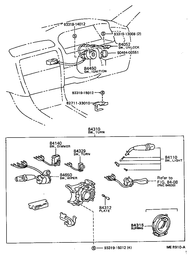  CAMRY WG |  SWITCH RELAY COMPUTER