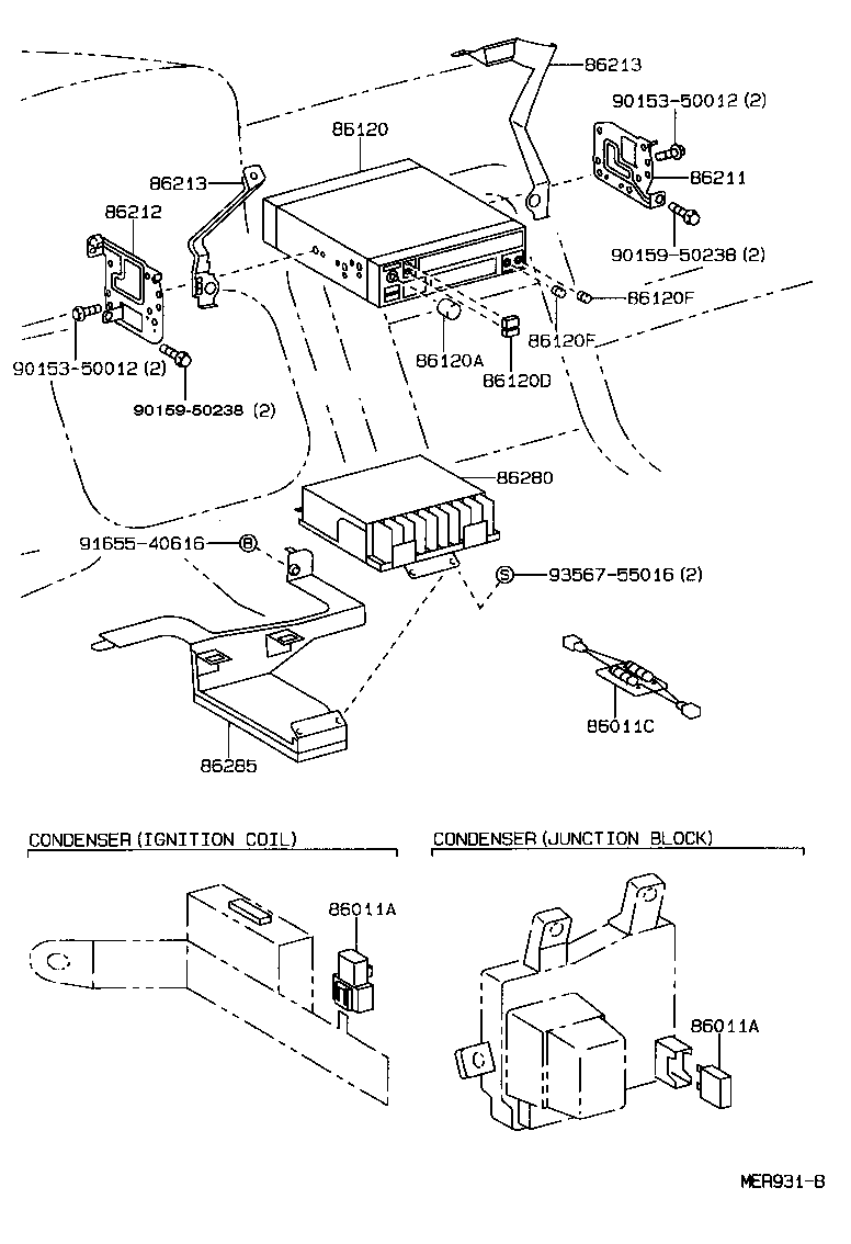  CAMRY WG |  RADIO RECEIVER AMPLIFIER CONDENSER
