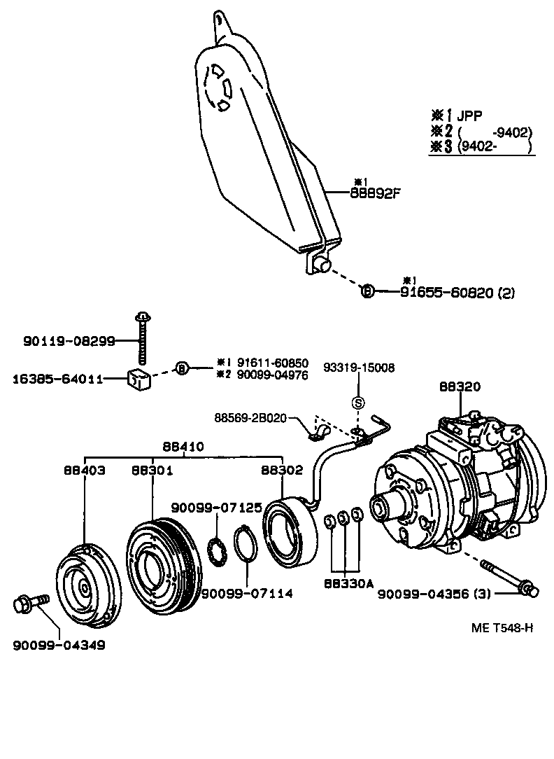  CARINA E UKP |  HEATING AIR CONDITIONING COMPRESSOR