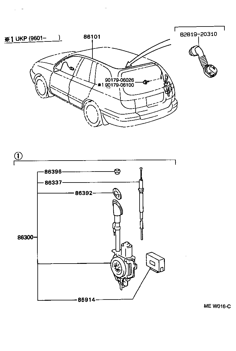  CARINA E UKP |  ANTENNA