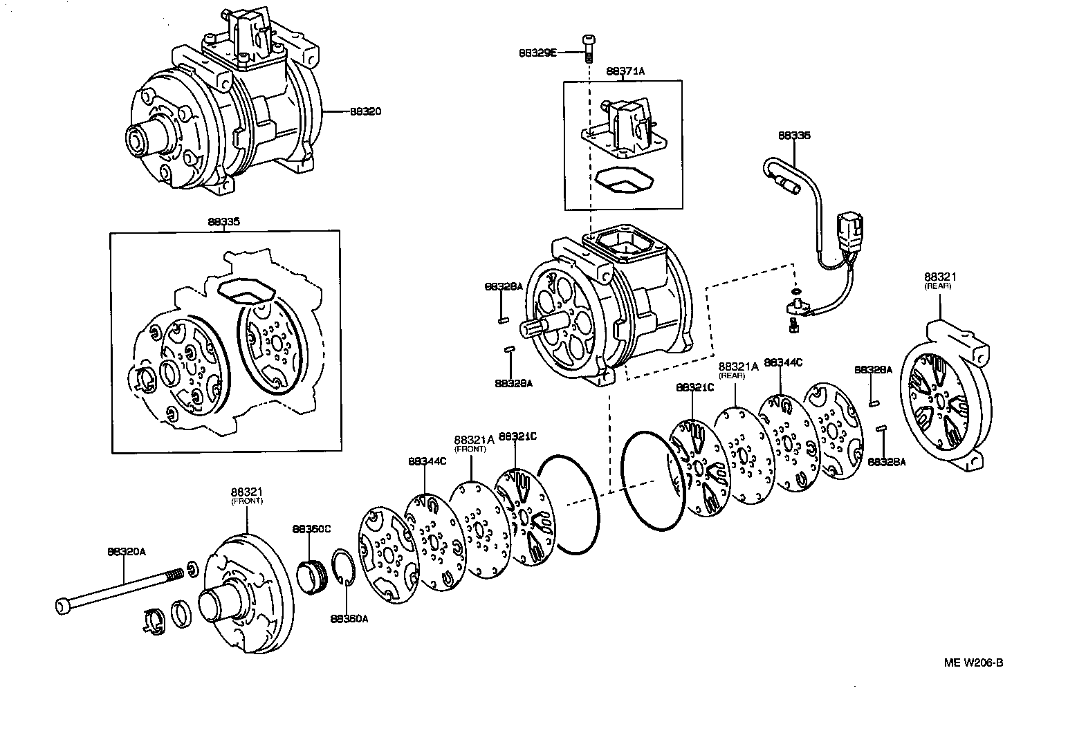  CARINA E UKP |  HEATING AIR CONDITIONING COMPRESSOR