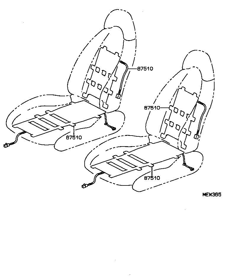  SUPRA |  SEAT MOTOR SEAT HEATER
