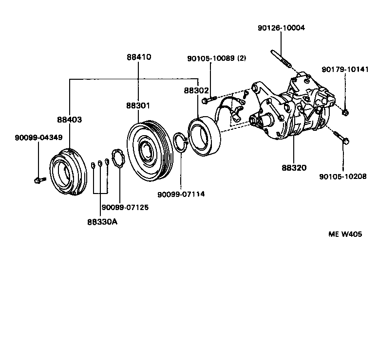  SUPRA |  HEATING AIR CONDITIONING COMPRESSOR