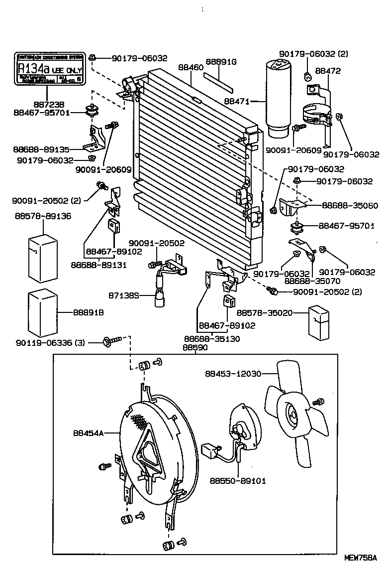  HILUX JPP |  HEATING AIR CONDITIONING COOLER PIPING