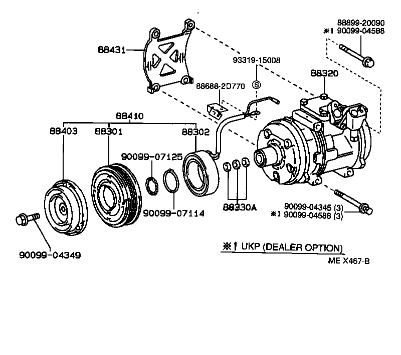 CARINA E UKP |  HEATING AIR CONDITIONING COMPRESSOR