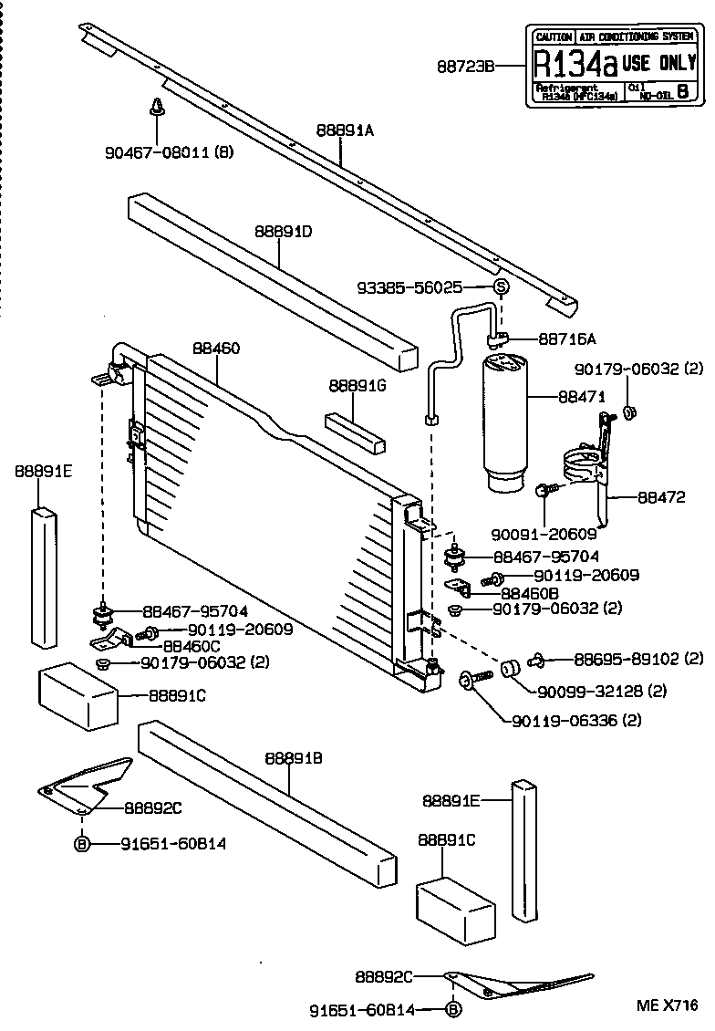  HILUX |  HEATING AIR CONDITIONING COOLER PIPING