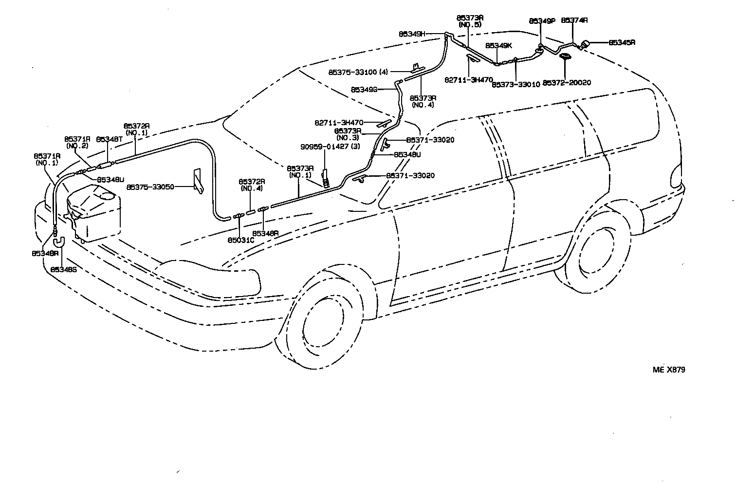  CAMRY WG |  REAR WASHER