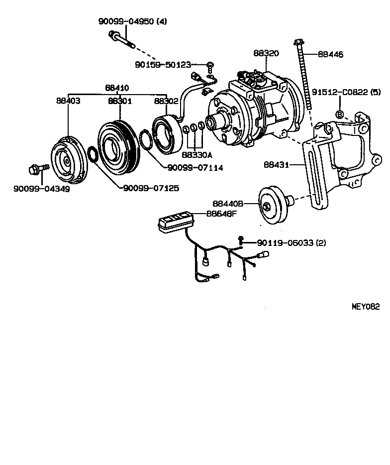  HILUX JPP |  HEATING AIR CONDITIONING COMPRESSOR