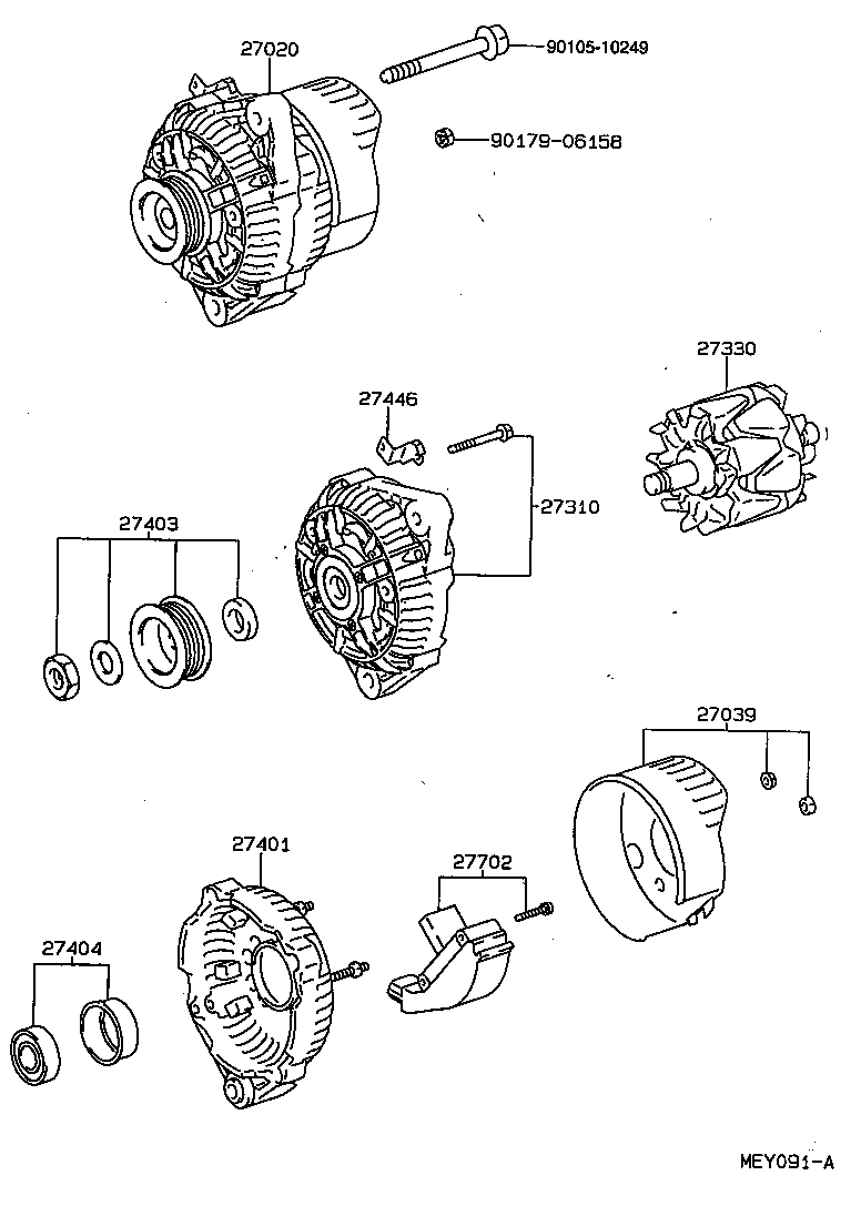  CARINA E WG JPP |  ALTERNATOR