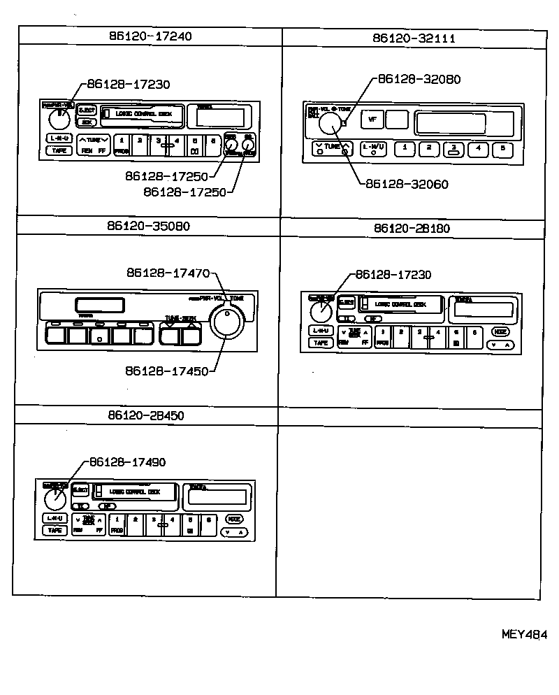  LAND CRUISER 80 |  RADIO RECEIVER AMPLIFIER CONDENSER