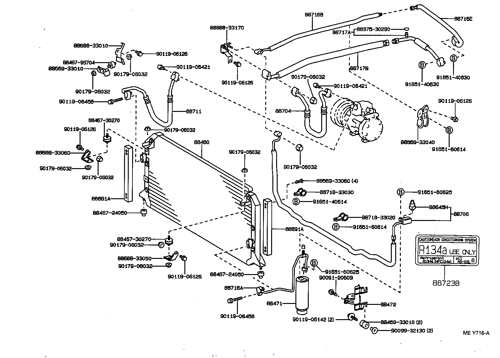  CAMRY WG |  HEATING AIR CONDITIONING COOLER PIPING