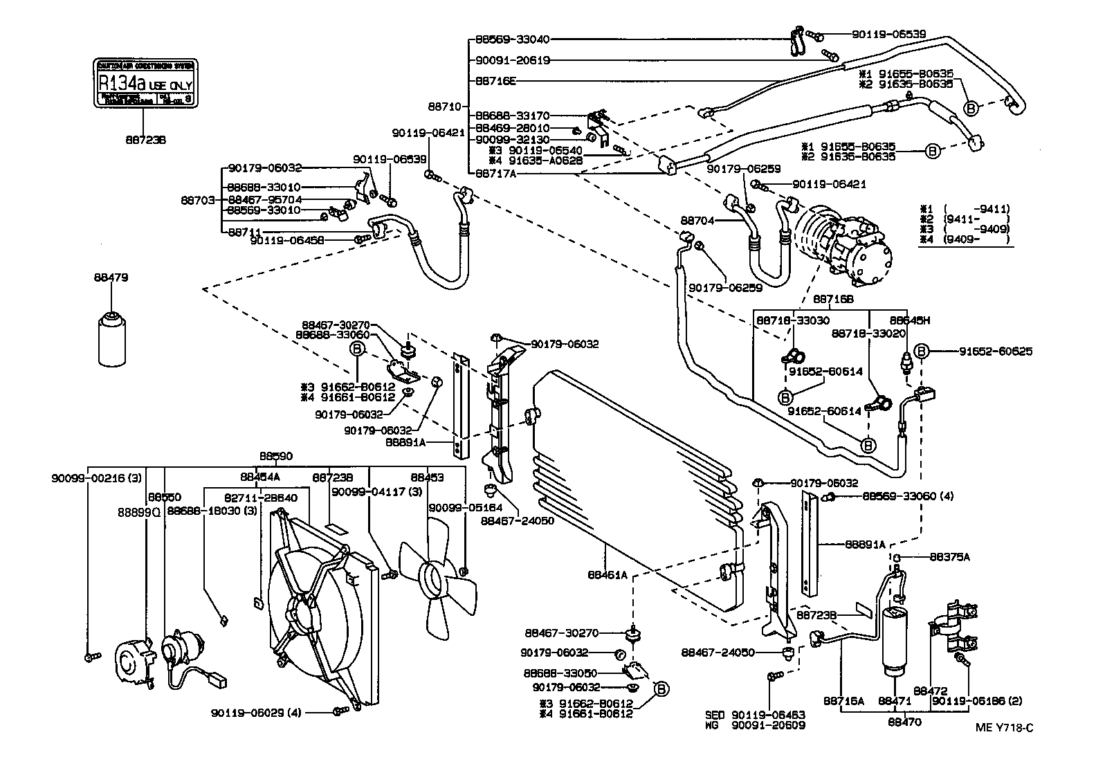  CAMRY WG |  HEATING AIR CONDITIONING COOLER PIPING
