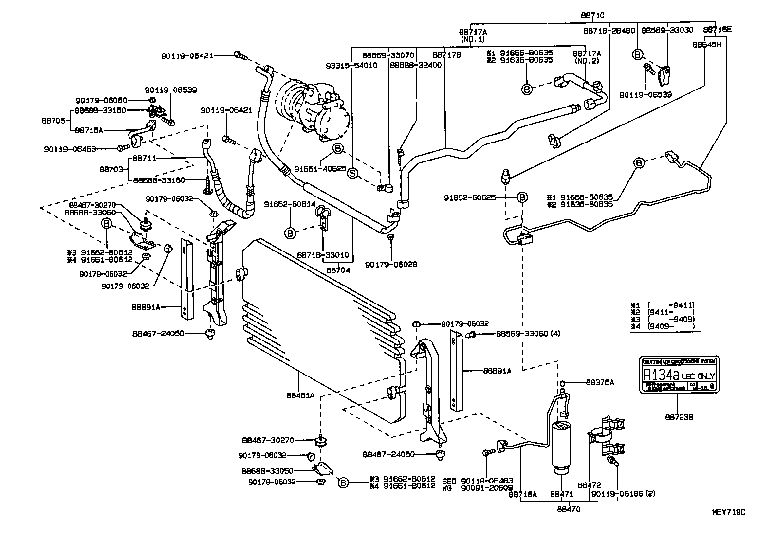  CAMRY WG |  HEATING AIR CONDITIONING COOLER PIPING