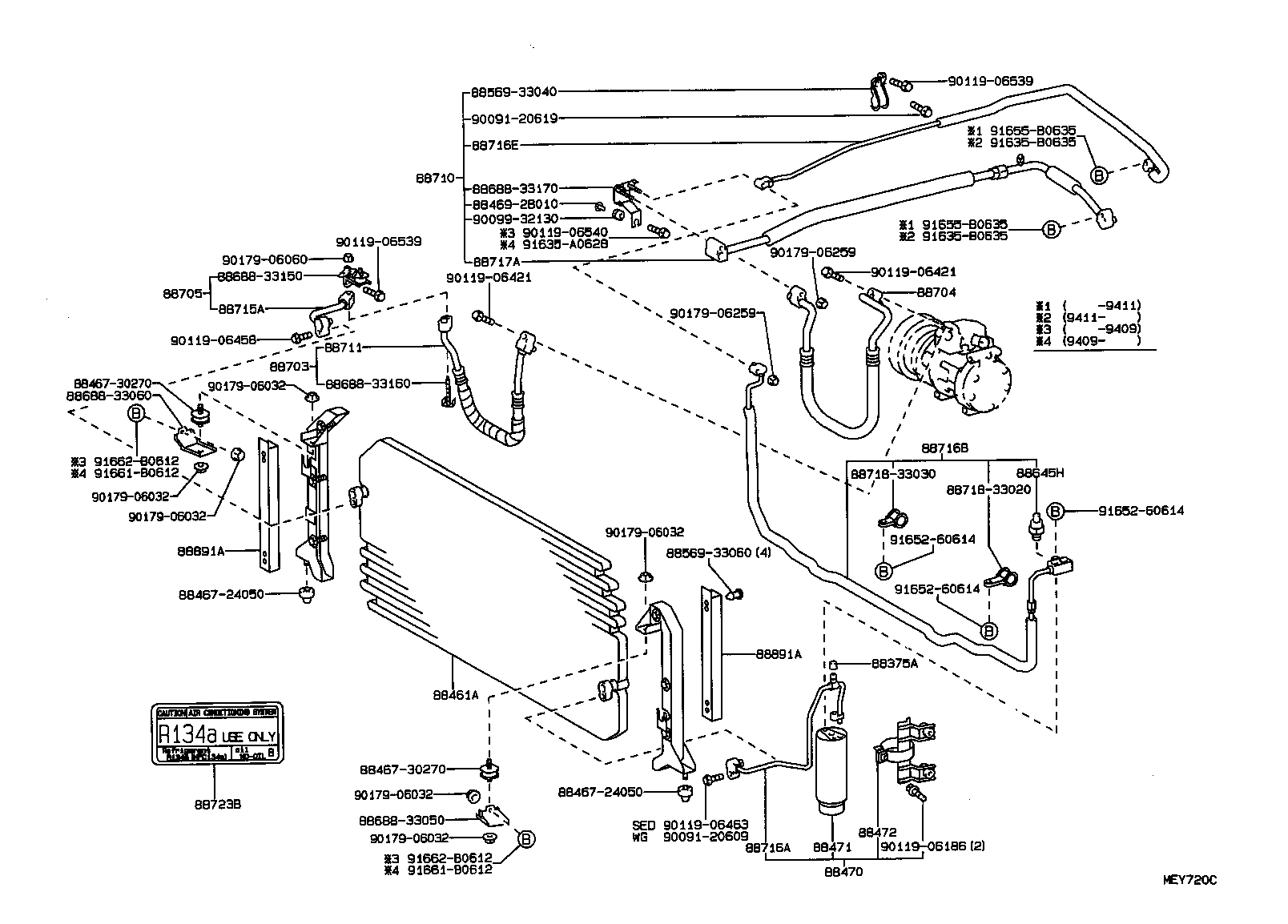  CAMRY WG |  HEATING AIR CONDITIONING COOLER PIPING