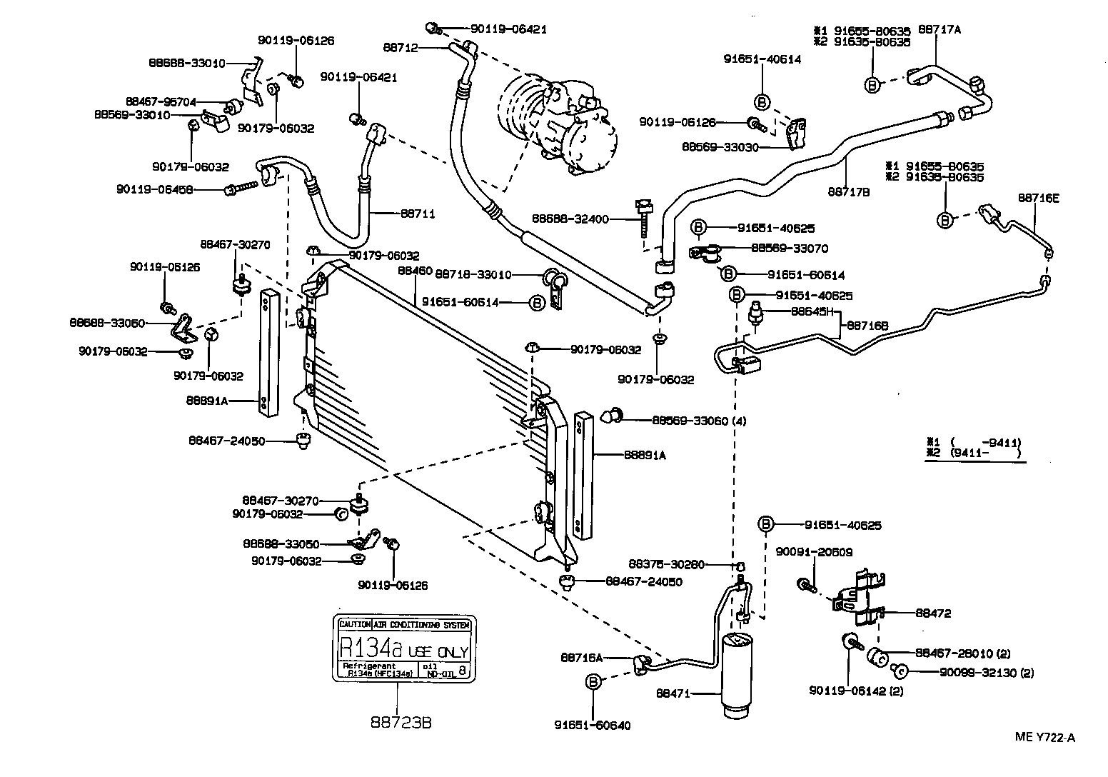  CAMRY WG |  HEATING AIR CONDITIONING COOLER PIPING