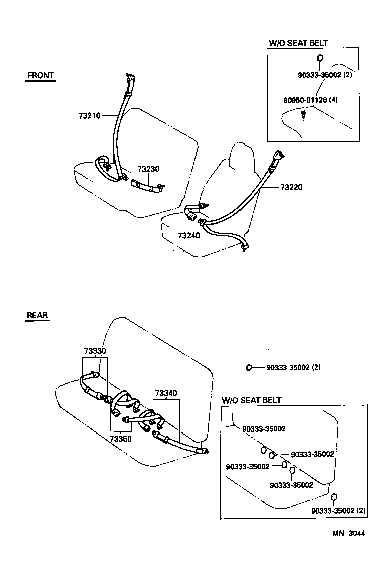  DYNA 150 |  SEAT BELT