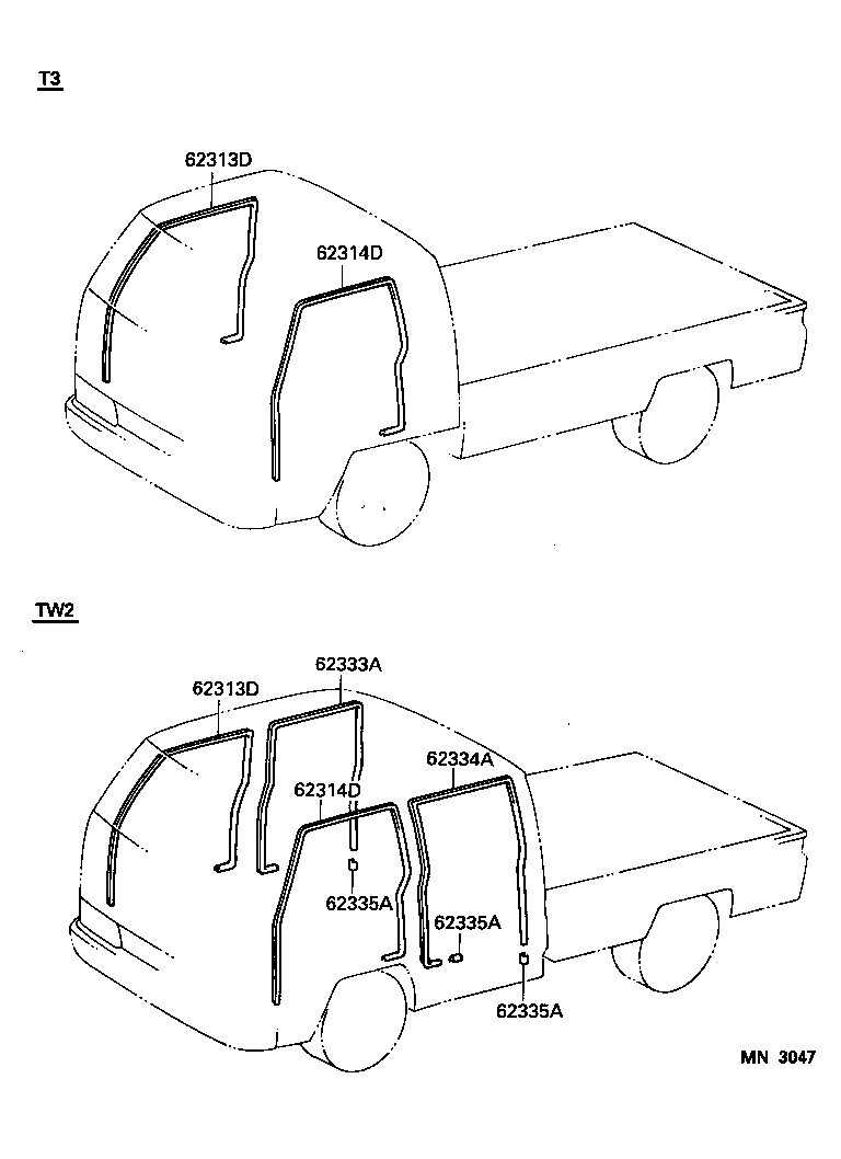  DYNA 100 |  INSIDE TRIM BOARD