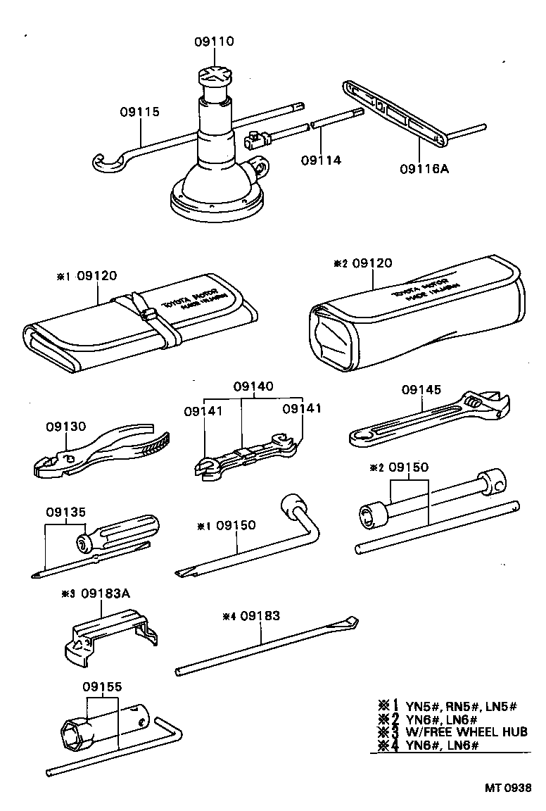  HILUX |  STANDARD TOOL